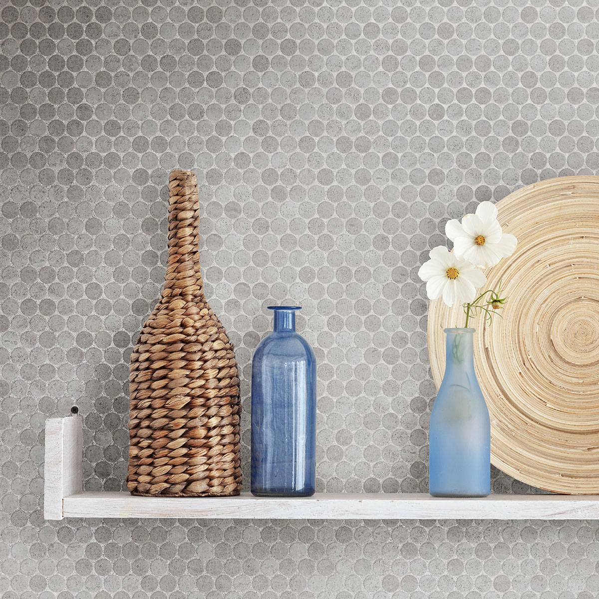 Artemis-new-grey-penny-rounds-tiles-2 Artemis - New Grey - Penny Rounds - Marble Tiles - Stone3 Brisbane