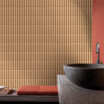 Pequeno terracotta clay satin dune ceramic mosaic tiles by Stone3 Brisbane and Melbourne